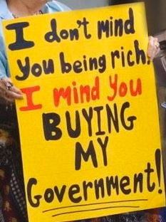 buying my government occupy sign